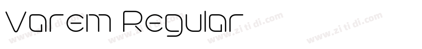 Varem Regular字体转换 Varem Regular字体转换